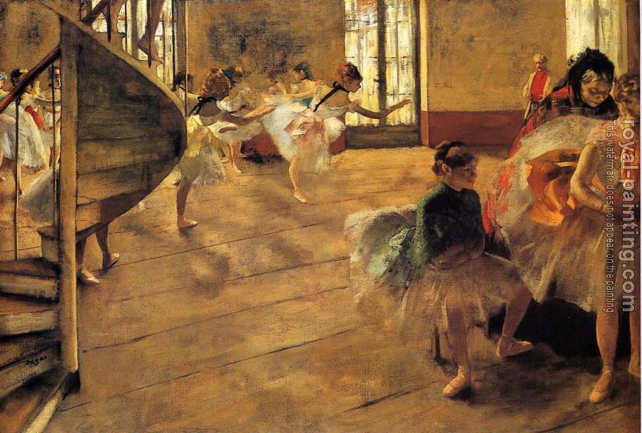Edgar Degas : Rehearsal III